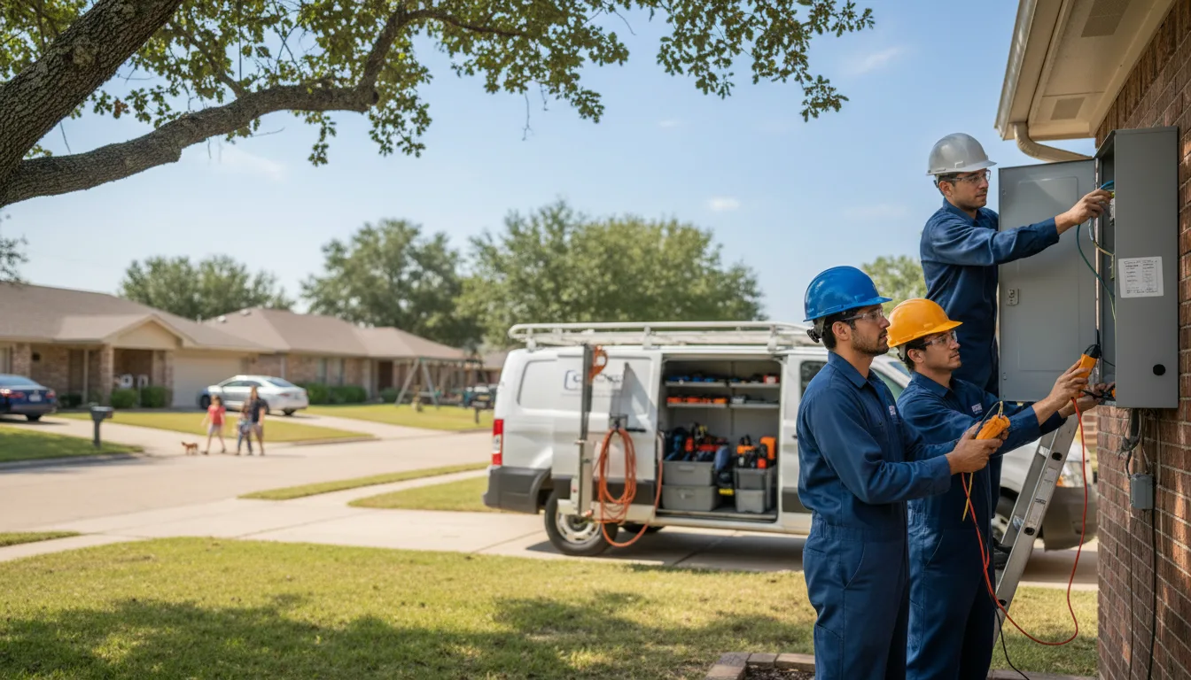 Certified electrician providing emergency electrical services in Paducah, TX